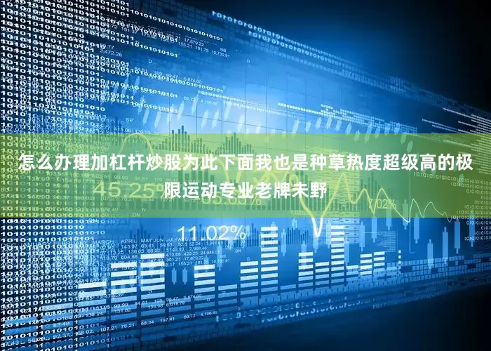 怎么办理加杠杆炒股为此下面我也是种草热度超级高的极限运动专业老牌未野