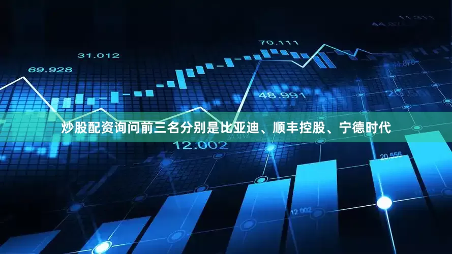 炒股配资询问前三名分别是比亚迪、顺丰控股、宁德时代